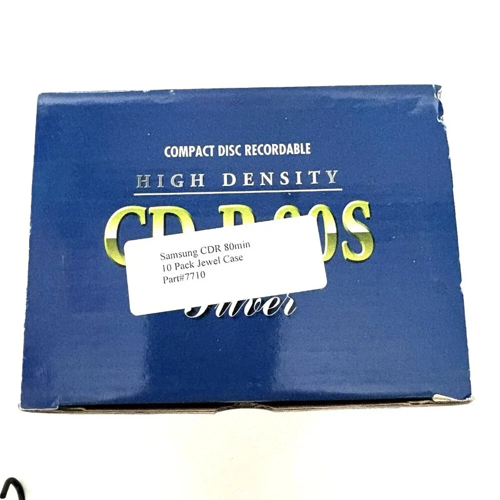 NEW Samsung 10 Pack Digital High-Density CD-R80S Jewel Case 80 Min/700MB